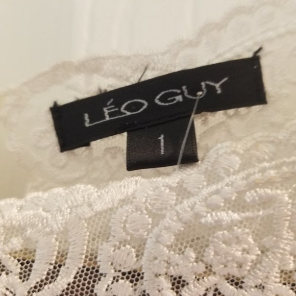 Leo Guy NWT Lace Short Sleeve - Picture 3 of 4